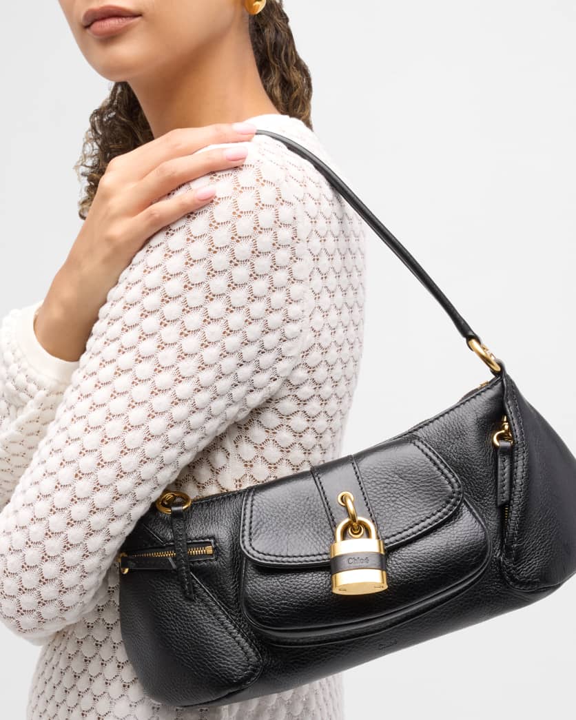 The 99 shoulder bag in grained leather