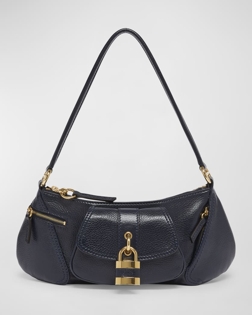 The 99 shoulder bag in grained leather