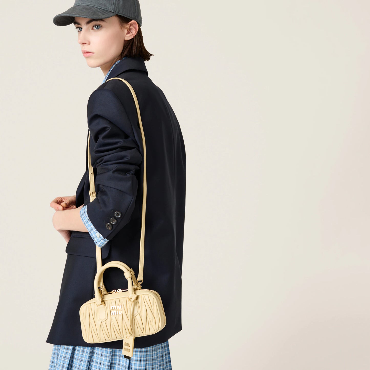 Arcadie matelassé nappa leather mini-bag