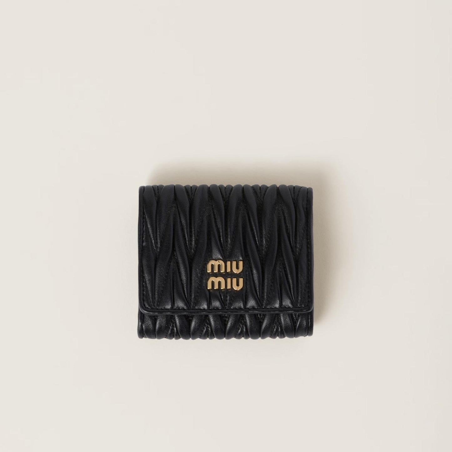 Cartera de napa Matelassé pequeña