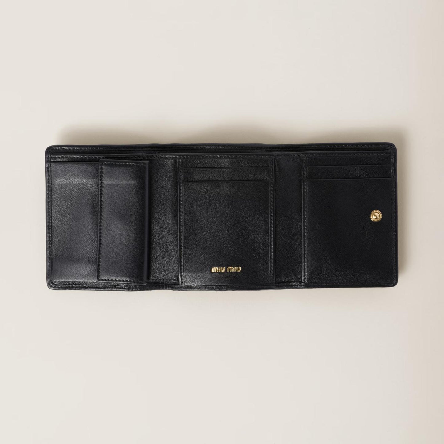 Cartera de napa Matelassé pequeña