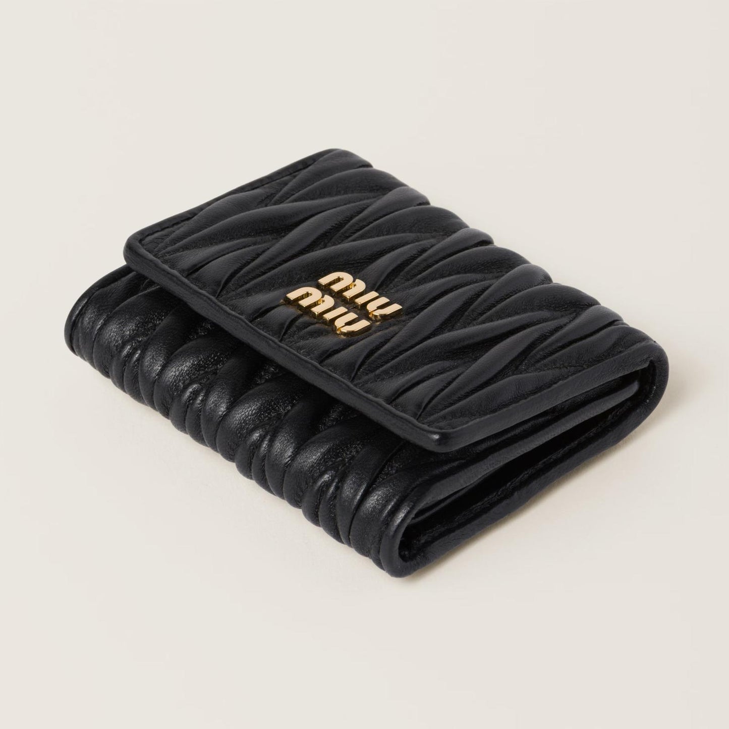 Cartera de napa Matelassé pequeña